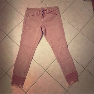 Peach Denim Jeans